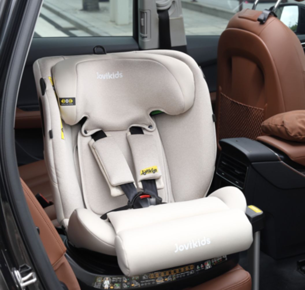 Jovikids Ranger 2 - i-Size 360° Rotating Car Seat with Canopy – 40-150cm All-in-One + ISOFIX Rosewood
