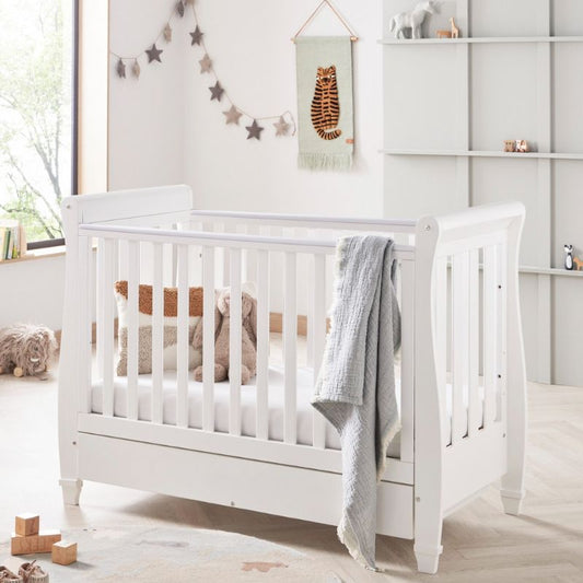 Babymore Eva 2 Piece Nursery Furniture Set – White - Prime Baby Gear