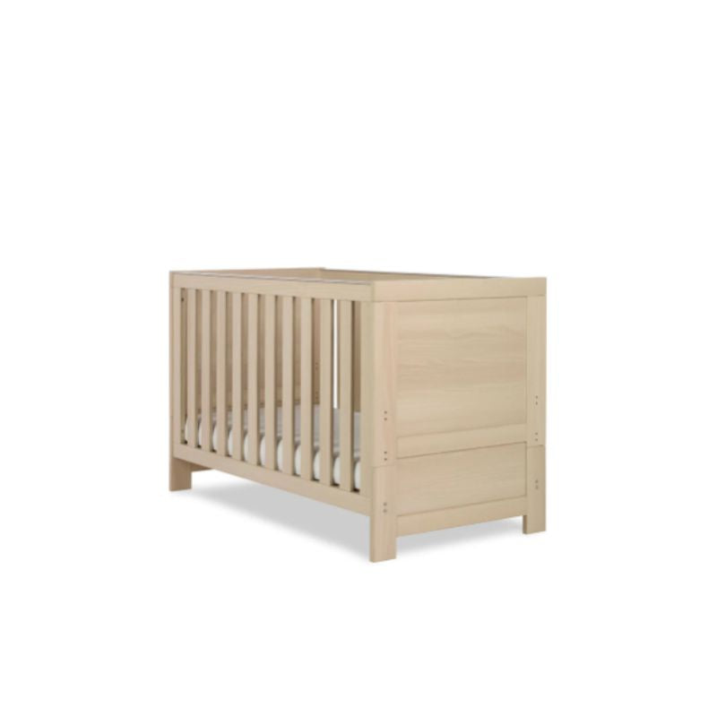 Obaby Nika 3 Piece Nursery Room Set | Cot Bed, Changing Unit & Wardrobe - Aspen