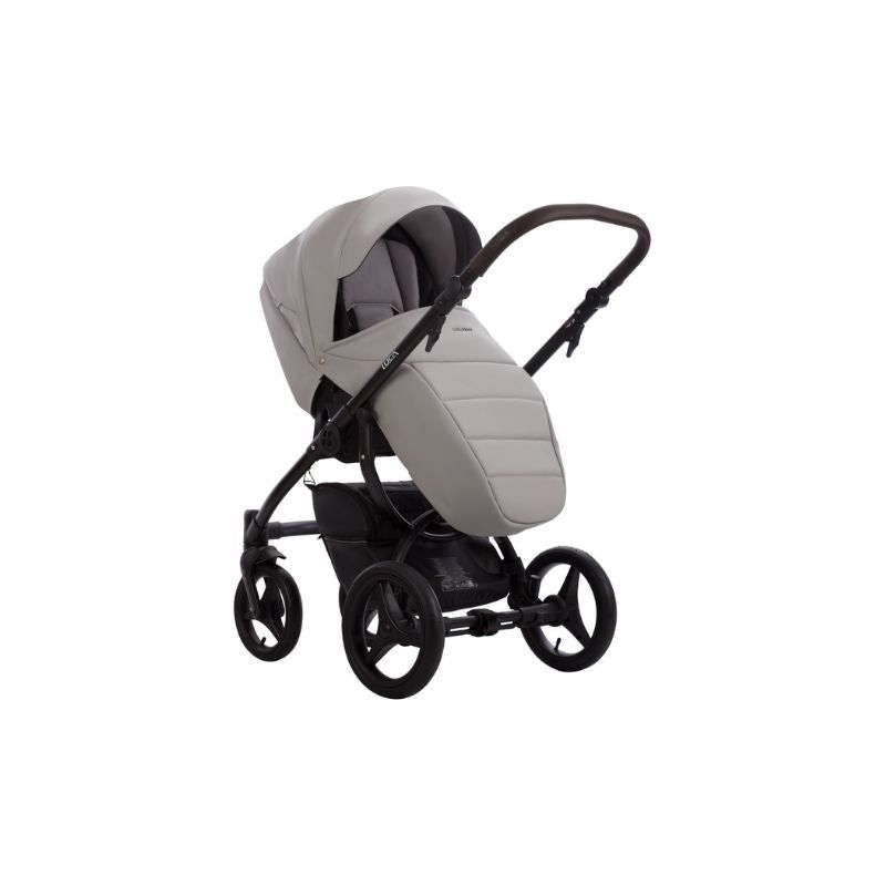 Black BEBETTO LUCA ROYAL PRO 2 in 1 PRAM & PUSHCHAIR, PRO 34 GREY