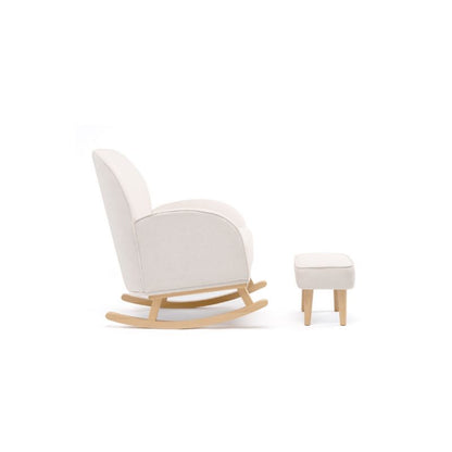 Babymore Freya Nursing Chair with Footstool – Cream