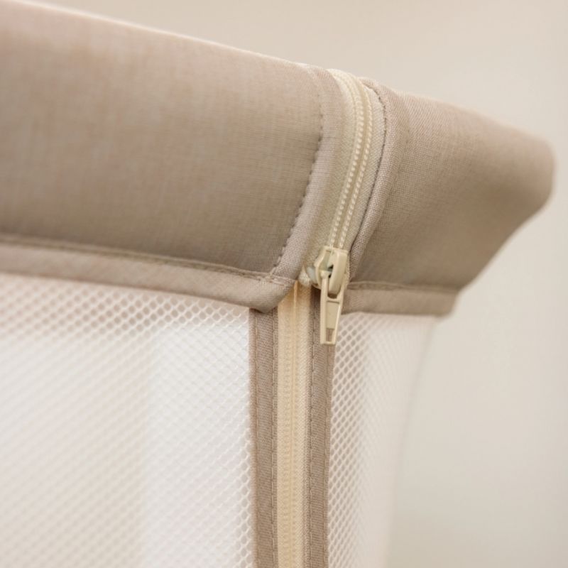 OBaby Cloud Bedside Crib - Oatmeal