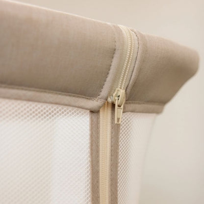 OBaby Cloud Bedside Crib - Oatmeal