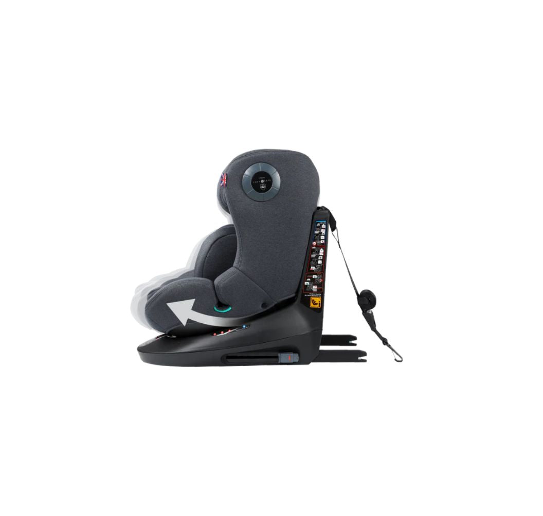 Cozy N Safe Comet Plus i-Size 360° Rotating Car Seat (40–150cm) | Birth to 12 Years | ISOFIX & Top Tether - Slate