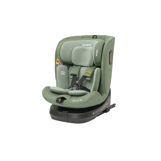 Jovikids Ranger TT 360° Swivel i-Size Car Seat 40-150cm From Birth to 12 Years - Green