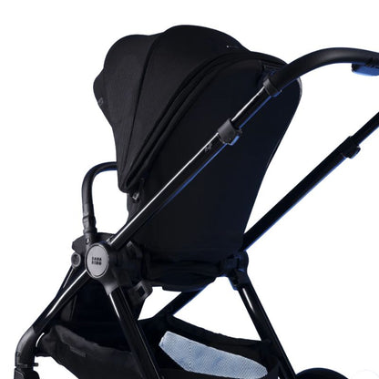 Bababing Raffi MKII - 12 Piece Travel Bundle + Spin Car Seat & ISOFIX base - Gloss Black