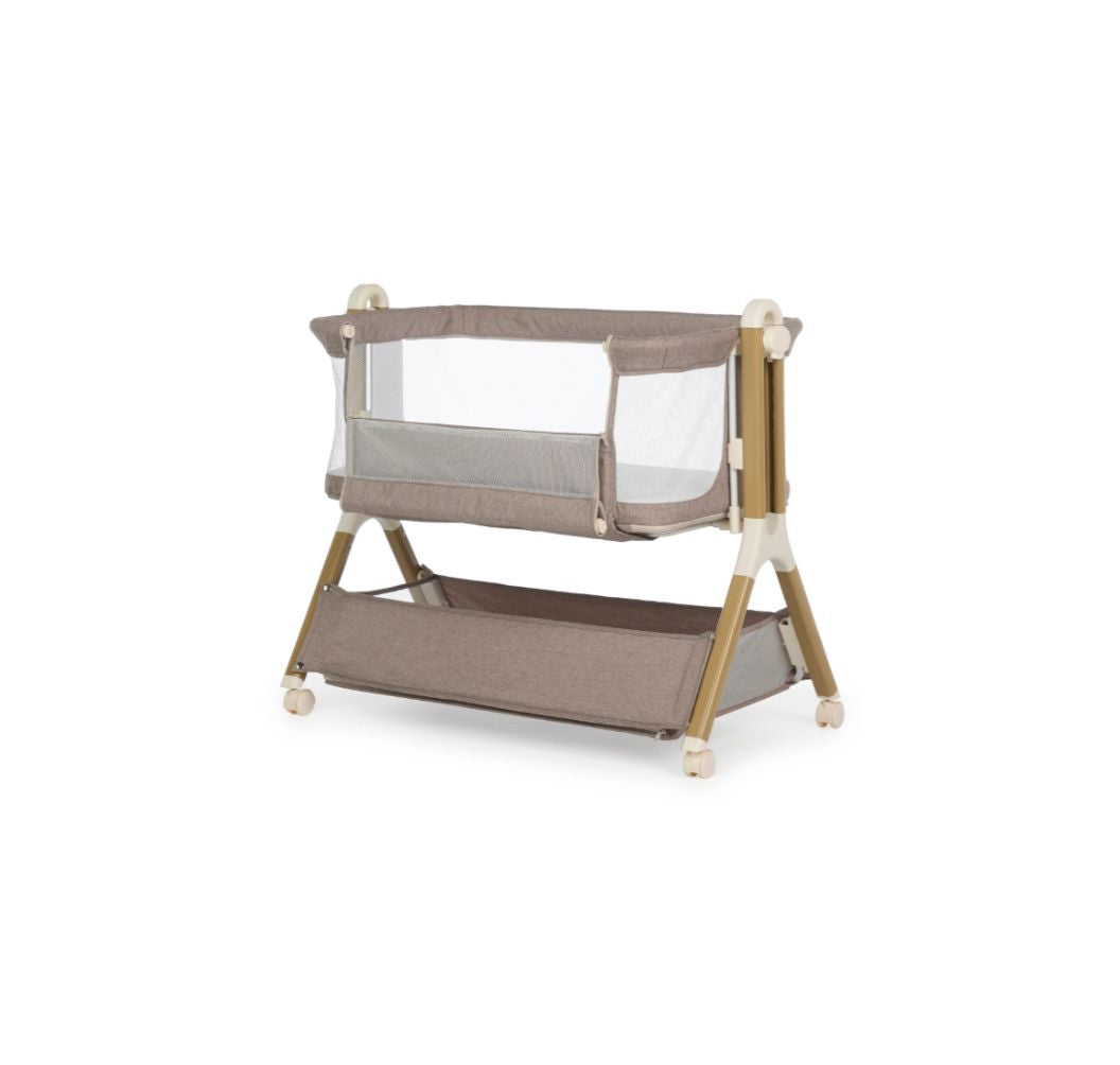 Obaby Cloud Bedside Crib – Nutmeg | Adjustable Bedside Sleeper & Newborn Crib with Mattress (Copy) (Copy)