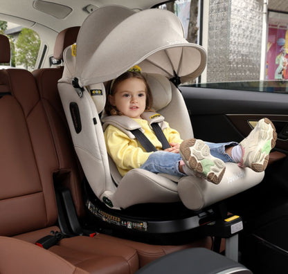 Jovikids Ranger TT - i-Size 360° Rotating Car Seat (40-150 cm) All-in-One ISOFIX & Top Tether Car Seat - Milkstone