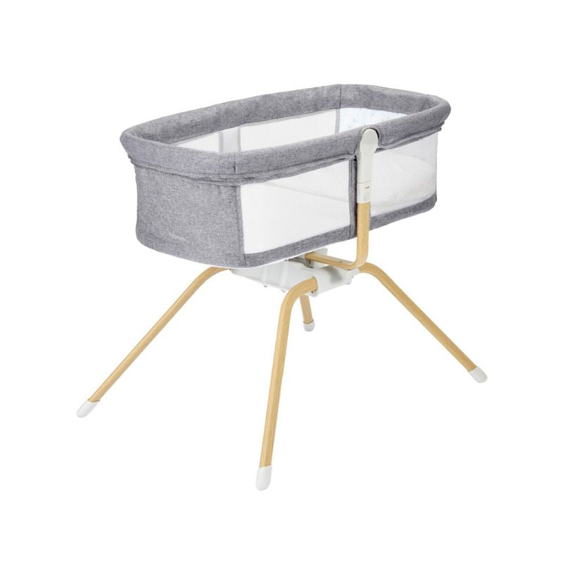 Babymore Air Motion Gliding Crib - Slate