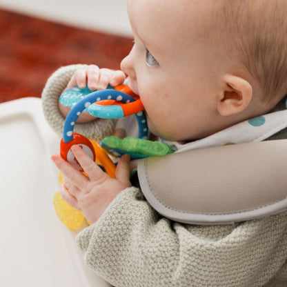 Nuby IcyBite Keys Cooling Teether | PureIce™ Gel Baby Teether | 3+ Months