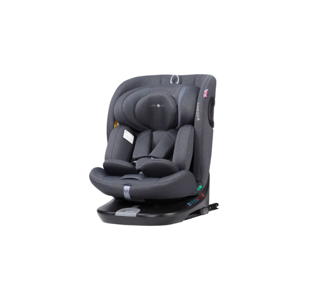 Cozy N Safe Galaxy i-Size 360° Rotating Car Seat (40–150cm) | Birth to 12 Years | ISOFIX & Top Tether - Slate