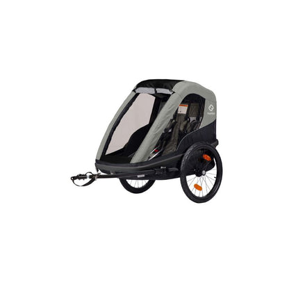 HAMAX AVENIDA SINGLE CHILD BIKE TRAILER - OLIVE GREEN