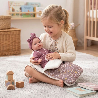 Antonio Juan Toneta Little Words Doll with Sleeping Bag | Interactive Soft Body Baby Doll | 34cm | Ages 3+ Years