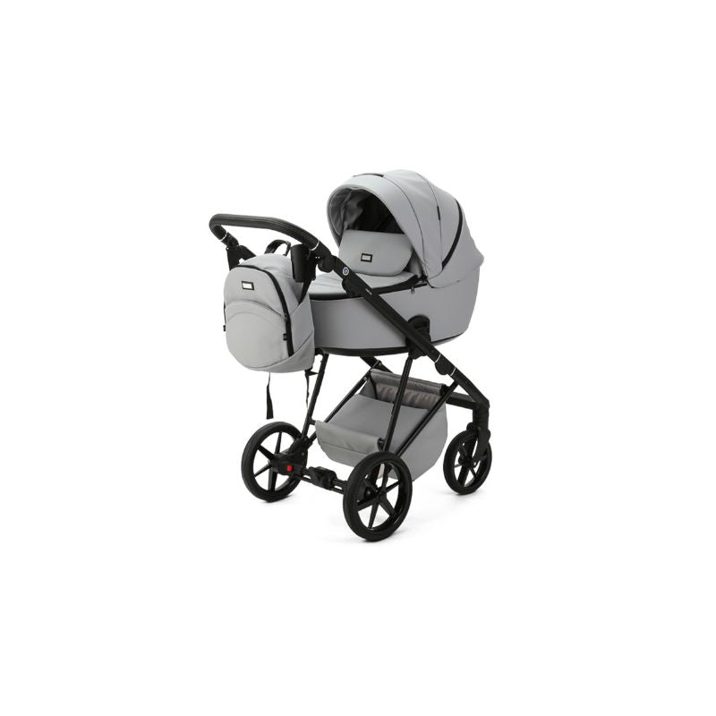 Dark Slate Gray MEE-GO MILANO EVO 2 IN 1 PRAM & PUSHCHAIR - STONE GREY