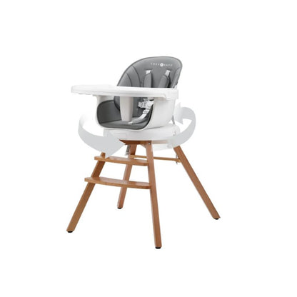 Cozy N Safe Eden 360 Highchair | 5-in-1 Swivel High Chair