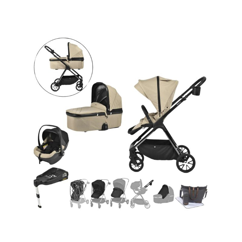 VIANO MATRIX 3 IN 1 TRAVEL SYSTEM + ISOFIX BASE - SAND