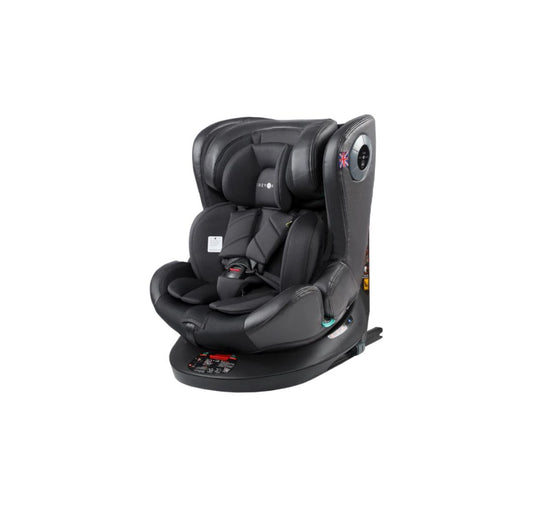 Cozy N Safe Comet Plus i-Size 360° Rotating Car Seat (40–150cm) | Birth to 12 Years | ISOFIX & Top Tether - Jet Black 