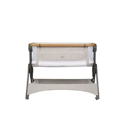 BabaBing Bedside Crib & Travel Cot | One-Click Fold | Birth to 6 Months - Oatmeal