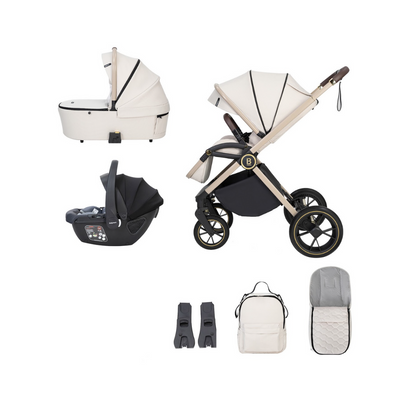 Babymore Kai 3 in 1 Travel System + Coco Car Seat – Sandstone
