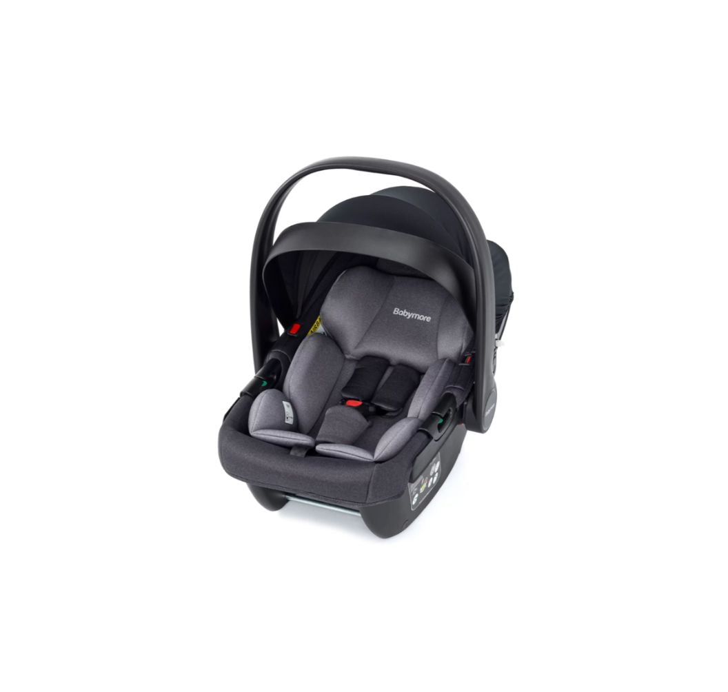 Babymore Coco i-Size Baby Car Seat (40–87cm) | Birth to 15 Months | R129 Infant Car Seat - Black