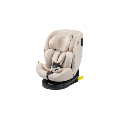 Cozy N Safe Apollo i-Size 360° Rotating Car Seat (40–150cm) | Birth to 12 Years | ISOFIX & Top Tether - Ivory