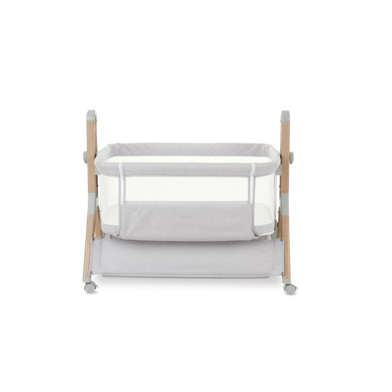 OBaby Cloud Bedside Crib - Grey