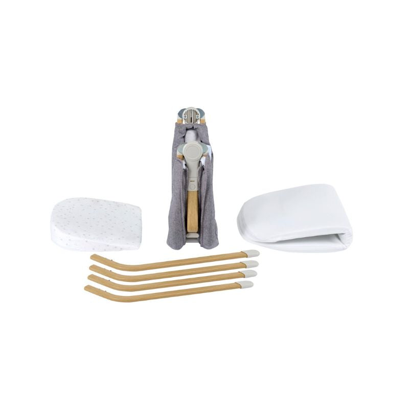 Babymore Air Motion Gliding Crib - Slate