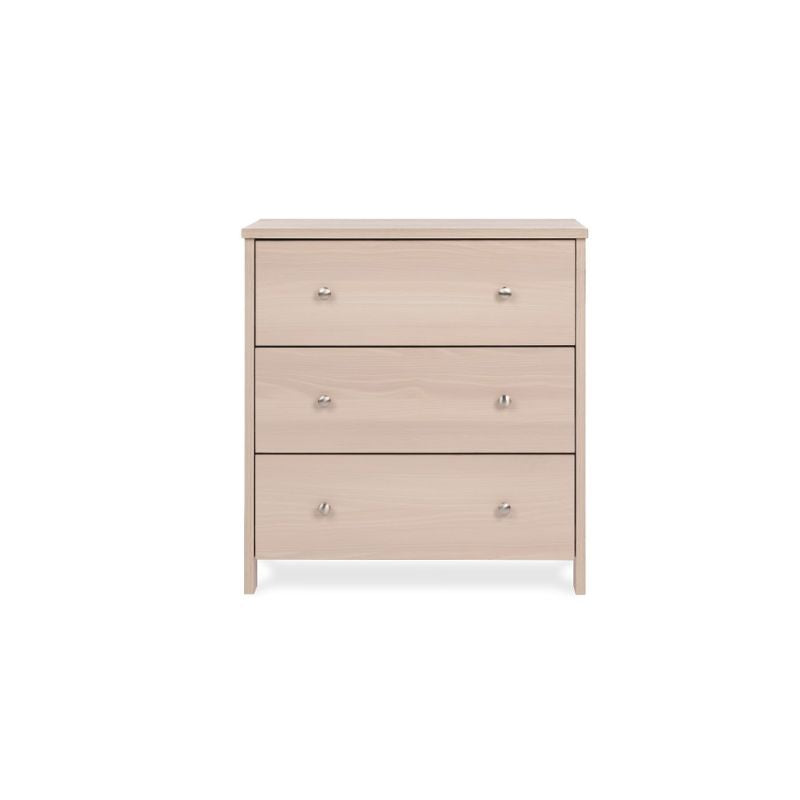 Obaby Nika 3 Piece Nursery Room Set | Cot Bed, Changing Unit & Wardrobe - Aspen