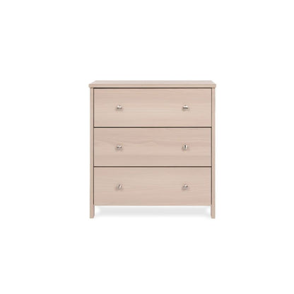 Obaby Nika 3 Piece Nursery Room Set | Cot Bed, Changing Unit & Wardrobe - Aspen