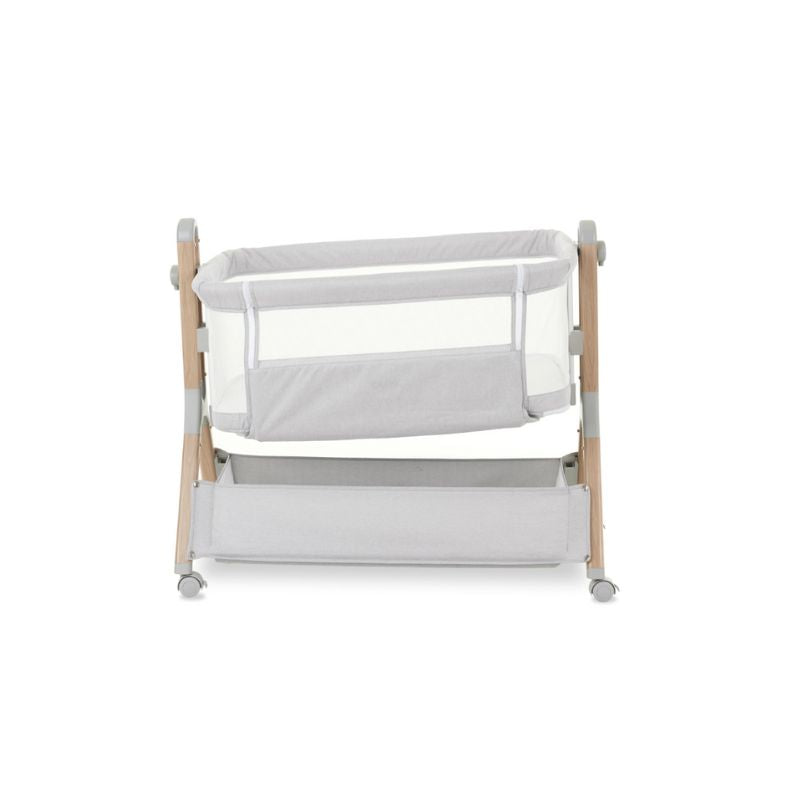 OBaby Cloud Bedside Crib - Grey