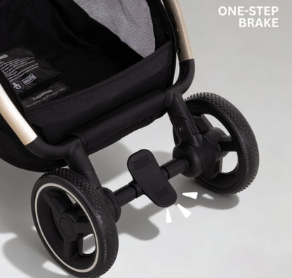 JoviKids Ayla Compact Travel Stroller | Auto Fold Lightweight Pushchair | Cabin-Friendly | Birth to 22kg 