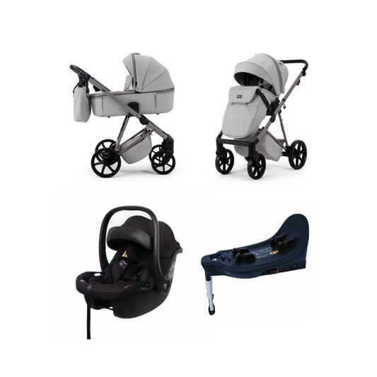 Mee-go Milano Natura All in One Travel System + Isofix Base - Moon