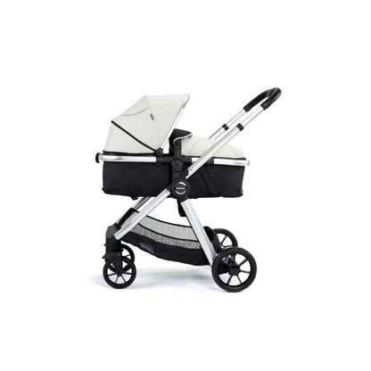 Lavender BABYMORE MIMI TRAVEL SYSTEM COCO WITH I-SIZE CAR SEAT - SILVER