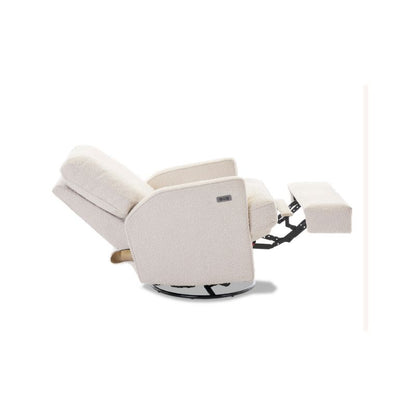 OBaby Madison Electric Swivel Glider Recliner Chair - Bouclé