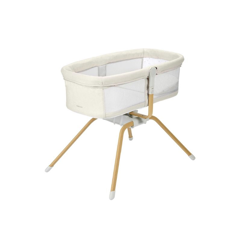 Babymore Air Motion Gliding Crib - Cream