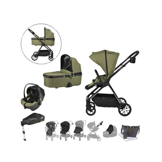 VIANO MATRIX 3 IN 1 TRAVEL SYSTEM + ISOFIX - SAGE