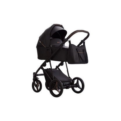 Black BEBETTO FLAVIO ROYAL PRO 2 in 1 PRAM & PUSHCHAIR - BLACK 06