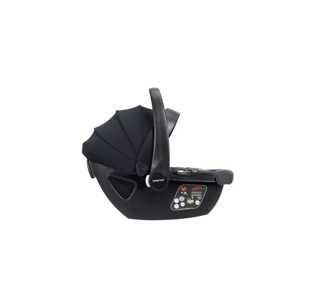 Babymore Coco i-Size Baby Car Seat (40–87cm) | Birth to 15 Months | R129 Infant Car Seat - Black