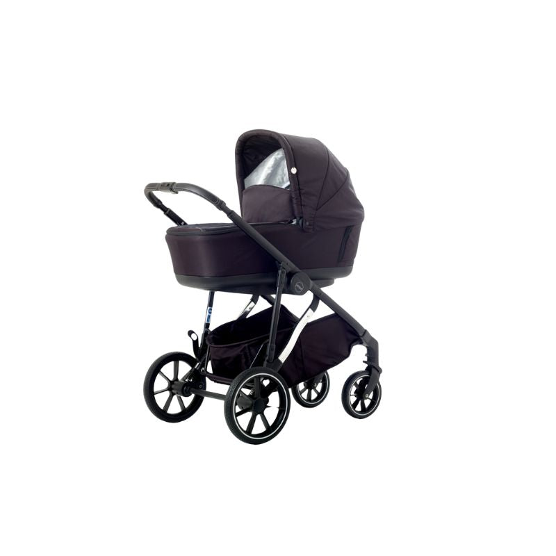 Dark Slate Gray MEE-GO UNO PLUS 2 IN 1 PRAM & PUSHCHAIR - BLACK CHROME