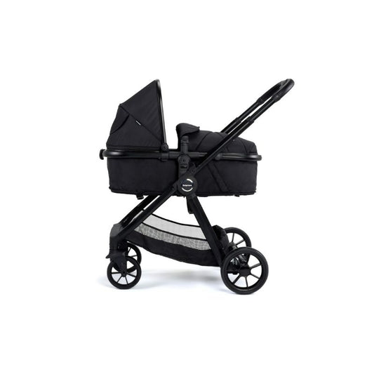 Babymore Mimi Travel System Pecan I-Size Car Seat + ISOFIX Base – Black