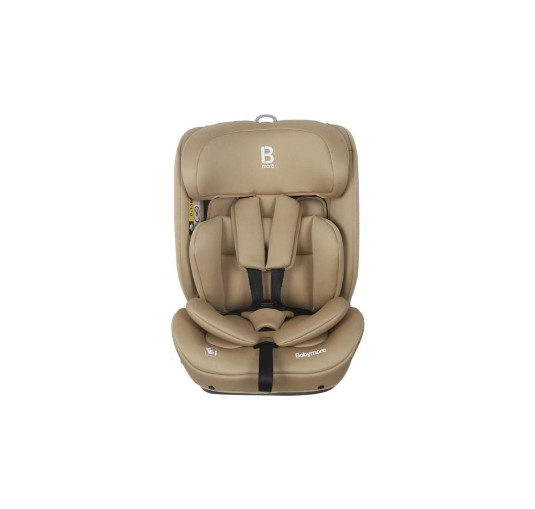 Babymore Hazel i-Size Car Seat 76–150cm | 15 Months to 12 Years | Biscotti