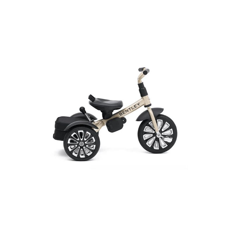 BENTLEY MULLINER INSPIRED 6 IN 1 TRIKE - BLACK + BEIGE