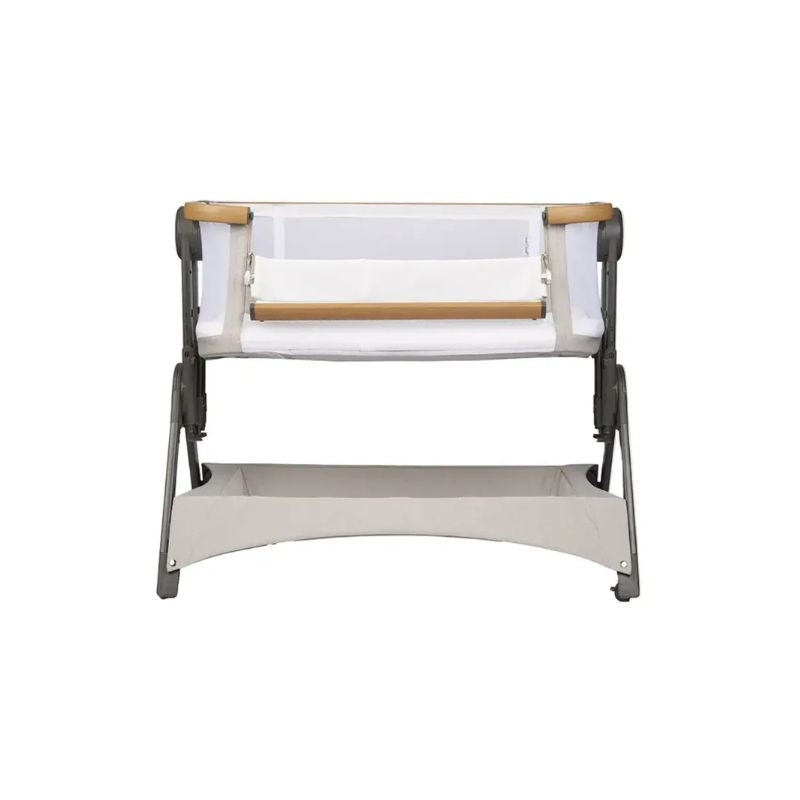 BabaBing Bedside Crib & Travel Cot | One-Click Fold | Birth to 6 Months - Oatmeal