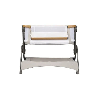 BabaBing Bedside Crib & Travel Cot | One-Click Fold | Birth to 6 Months - Oatmeal