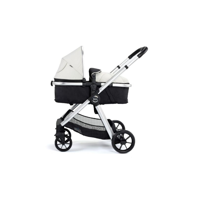 Lavender BABYMORE MIMI 2 IN 1 PRAM & PUSHCHAIR - SILVER