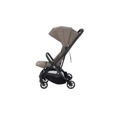 Babymore Yara Compact Stroller | Lightweight Cabin-Friendly Pushchair | Birth to 22kg | Chocolate