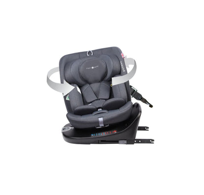 Cozy N Safe Galaxy i-Size 360° Rotating Car Seat (40–150cm) | Birth to 12 Years | ISOFIX & Top Tether - Slate