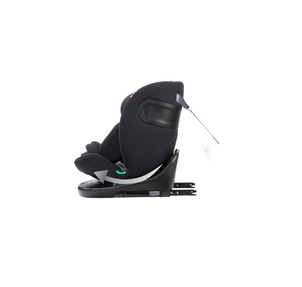 Cozy N Safe Galaxy i-Size 360° Rotating Car Seat (40–150cm) | Birth to 12 Years | ISOFIX & Top Tether - Jet Black 