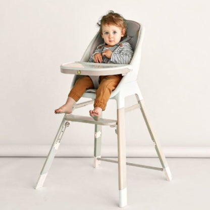 Koo-di Tiny Taster 3-in-1 Highchair | Toddler Chair & Stool | Spring Water