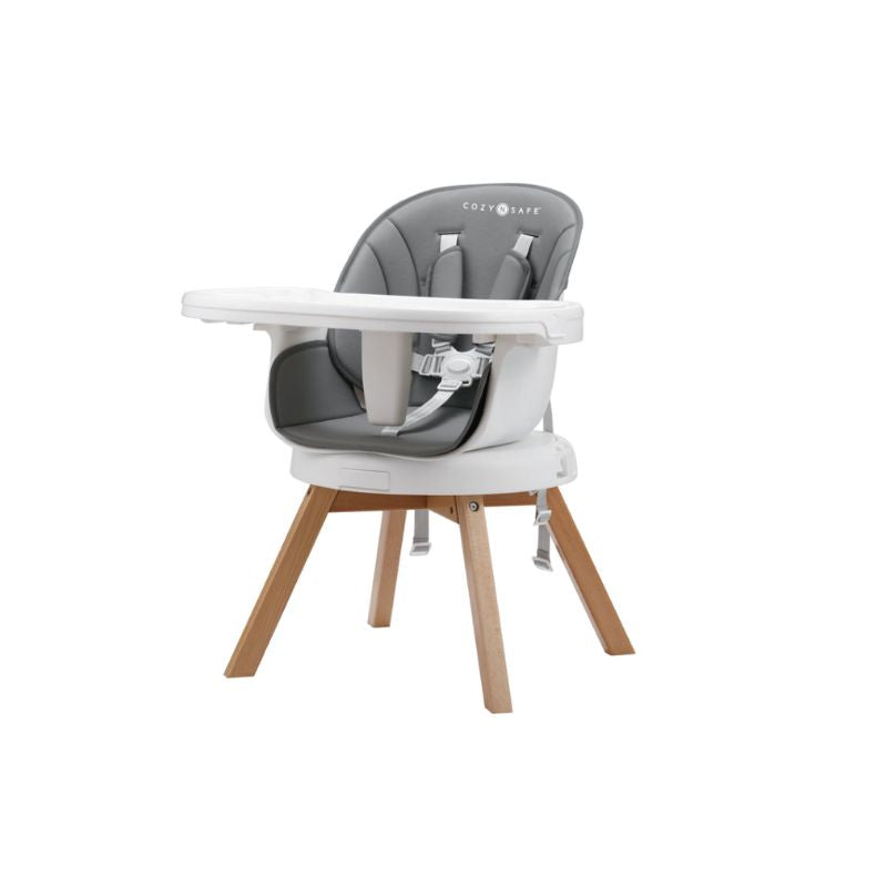 Cozy N Safe Eden 360 Highchair | 5-in-1 Swivel High Chair